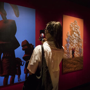 Lee Gihun, Masquerade. Pietà, exhibition view. Courtesy of Dorothy Circus Gallery