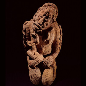 Djenne people, “Maternity figure”, 12th–15th century, Mali. Earthenware. Gift of John and Marcia Friede, 2007.6