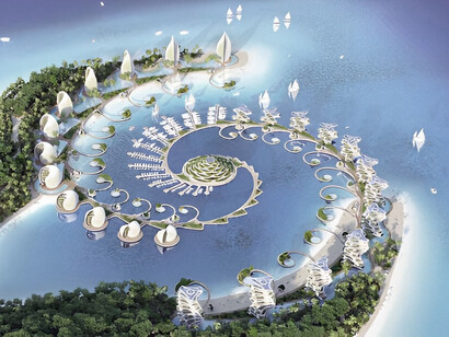 Architettura biomimetica. Basate sulla biomimetica, le architetture dell'Eco-Resort Nautilus si ispirano alle forme della natura