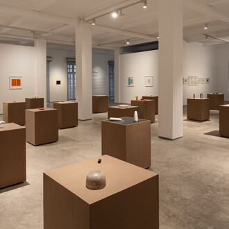 Nicola Durvasula, Abstracts, exhibition view. Courtesy of Galerie Mirchandani + Steinruecke