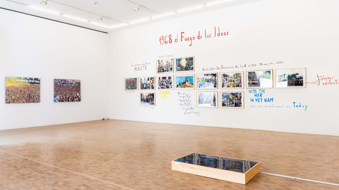 Varios artistas, El gesto y lo invisible, vista de exhibición. Cortesía del Museo Tamayo 