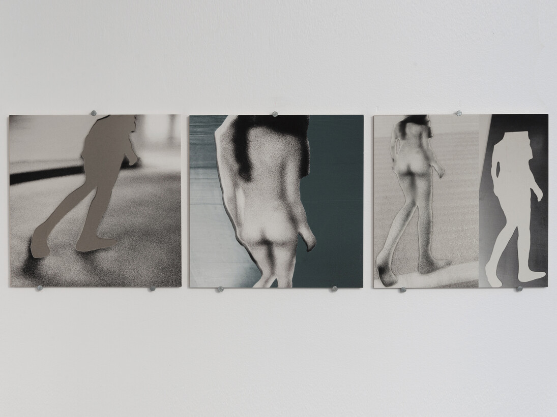 Rachel Rom, Untitled (Work In Progress 1, 2 & 3), FR-2014, Digital print, 30 x 30 cm each. Photo: A. Chevrot. © Rachel Rom. Courtesy Galerie E.G.P