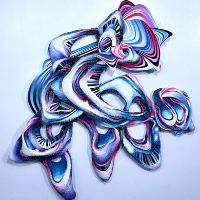 Crystal Wagner, Bioform III, 2017. Courtesy of StolenSpace Gallery