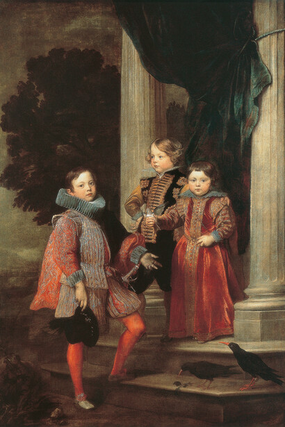 Van Dyck, Anthony - Die Balbi Kinder, 1625-27. Öl auf Leinwand, 219 x 151 cm. National Gallery, London.