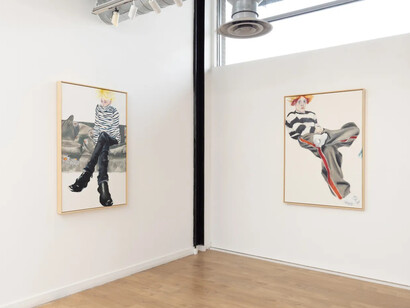 Luella Bartley, Dressing for pleasure, exhibition view. Courtesy of Kristin Hjellegjerde Gallery
