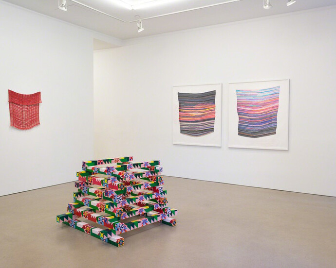Carly Glovinski. How to Build a Fire. Courtesy of Morgan Lehman Gallery