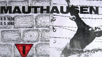 Mural en recuerdo de las víctimas de Mauthausen