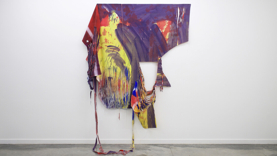 Vaughn Davis Jr., Sanguine, 2023, installation view. Courtesy of the artist and Romer Young Gallery