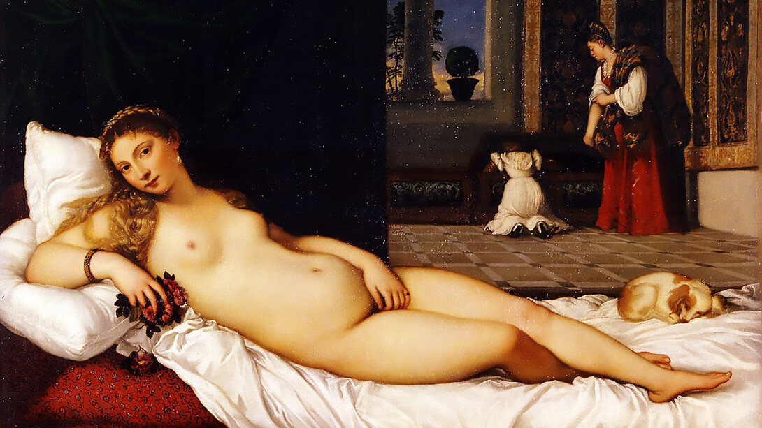 Titian Venus of Urbino Oil on Canvas (1564)