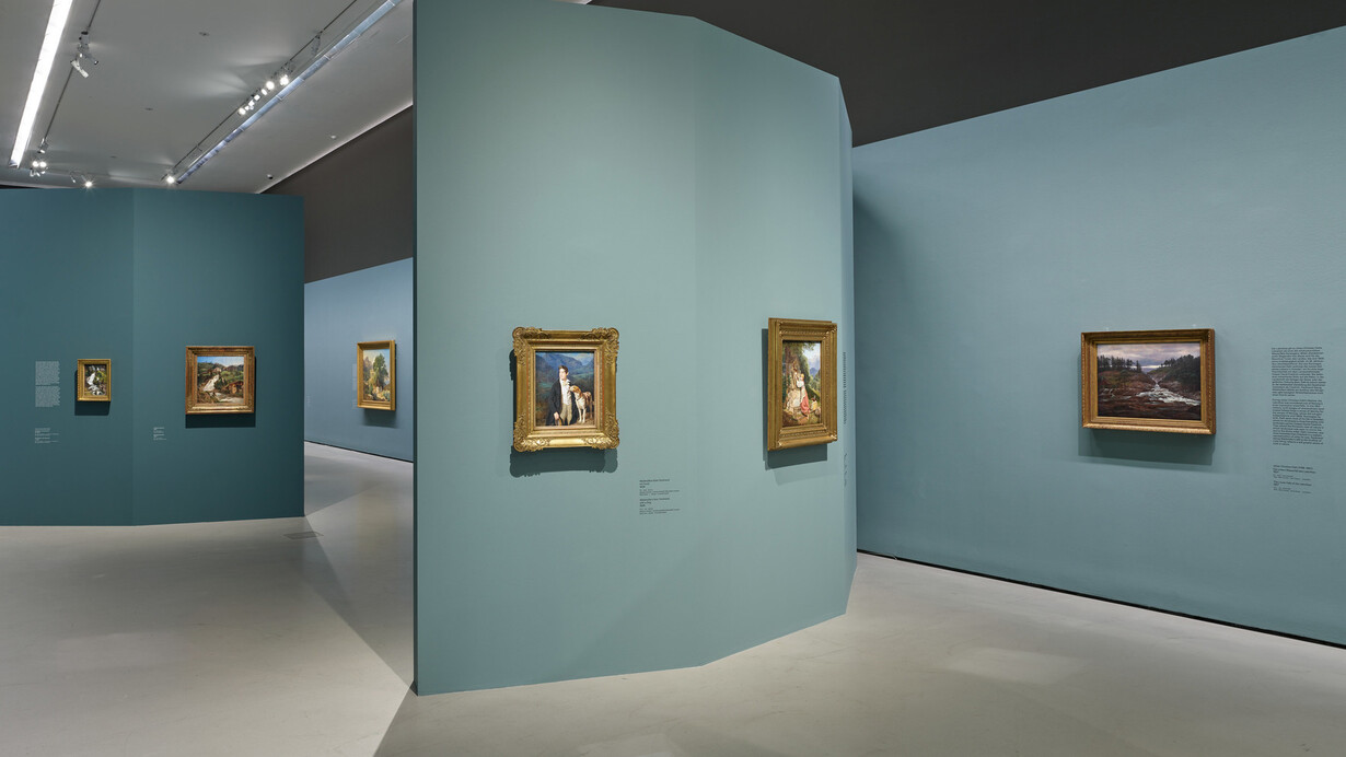 Ferdinand Georg Waldmüller, True to nature, exhibition view. Courtesy of Lower Belvedere