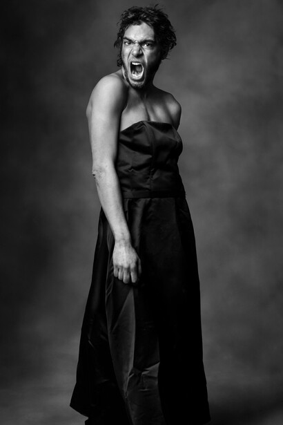 Mark Laita, Rebecca, transgender woman, skid row, Los Angeles, december, 2021. Courtesy of Fahey/Klein Gallery