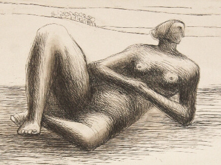 Two reclining figures