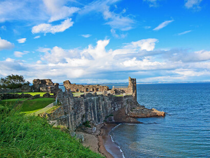 St. Andrews. Une forteresse long de la côte