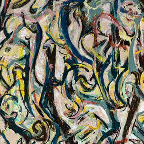 Mural: Jackson Pollock. Courtesy of MFA