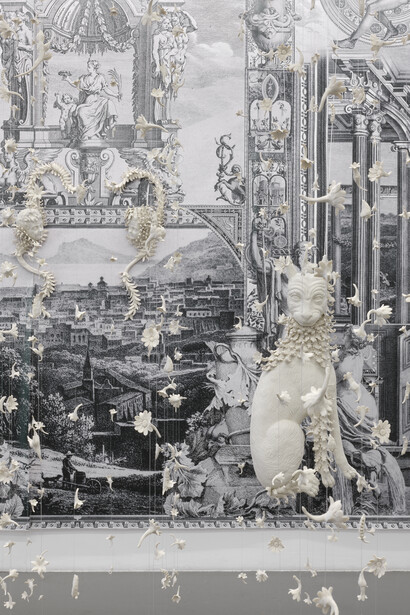 Diego Cibelli, A life ahead, exhibition view. Courtesy of Galerie Mezzanin. Photo by Annik Wetter