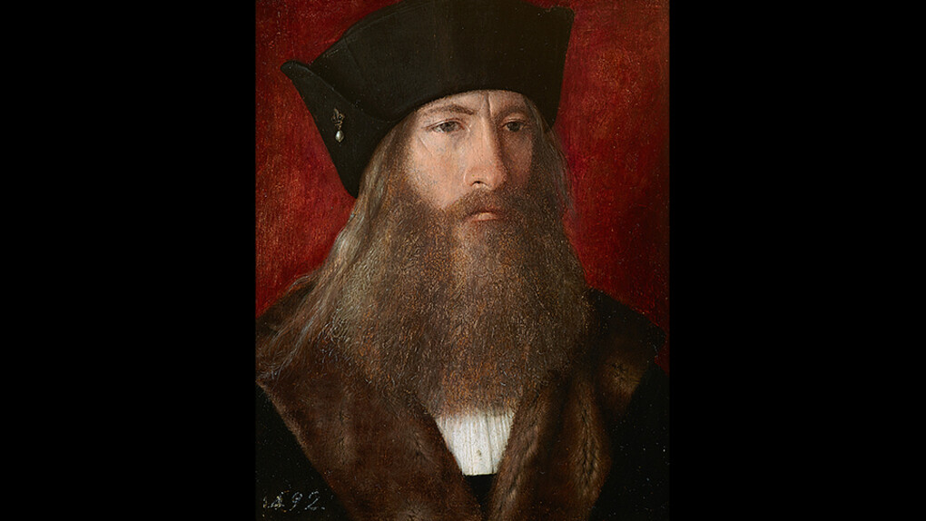 Michel Sittow, Portrait of a Man with the Pearl, 1515–1517, oil on panel, Royal Collection, Patrimonio Nacional, Palacio Real de Madrid