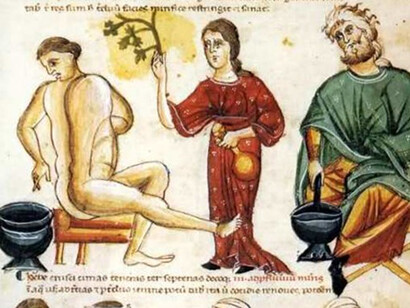 Dal Codex Vindobonensis 93 (Erbario dello Pseudo Apuleio)