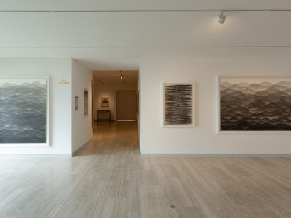 Minjung Kim, Mountain, vue d'exposition. Avec l'aimable autorisation de la Fondation Maeght