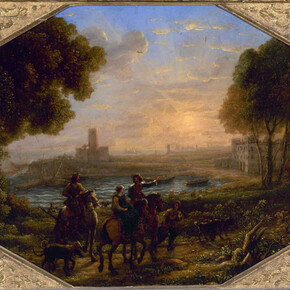 Claude Gellée dit Le Lorrain, Paysage avec le port de Santa Marinella, 1640-1682, Musée des Beaux-Arts de la Ville de Paris, Petit Palais © Petit Palais / Roger-Viollet