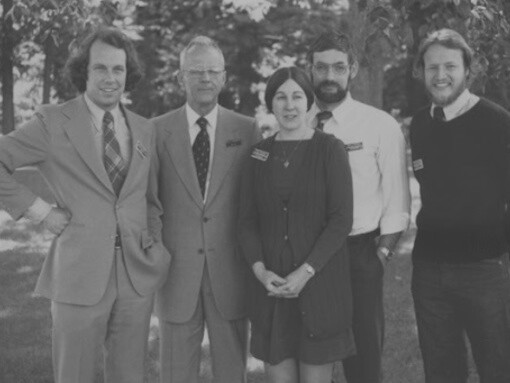 Gli autori del report del MIT sui limiti dello sviluppo, Donella H. Meadows, Dennis L. Meadows, Jorgen Randers, William W. Behrens III