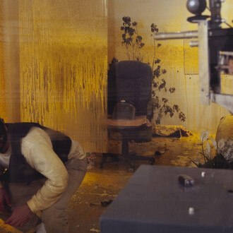 Wafaa Bilal, Domestic tension #4, 2007. Courtesy of MoCP