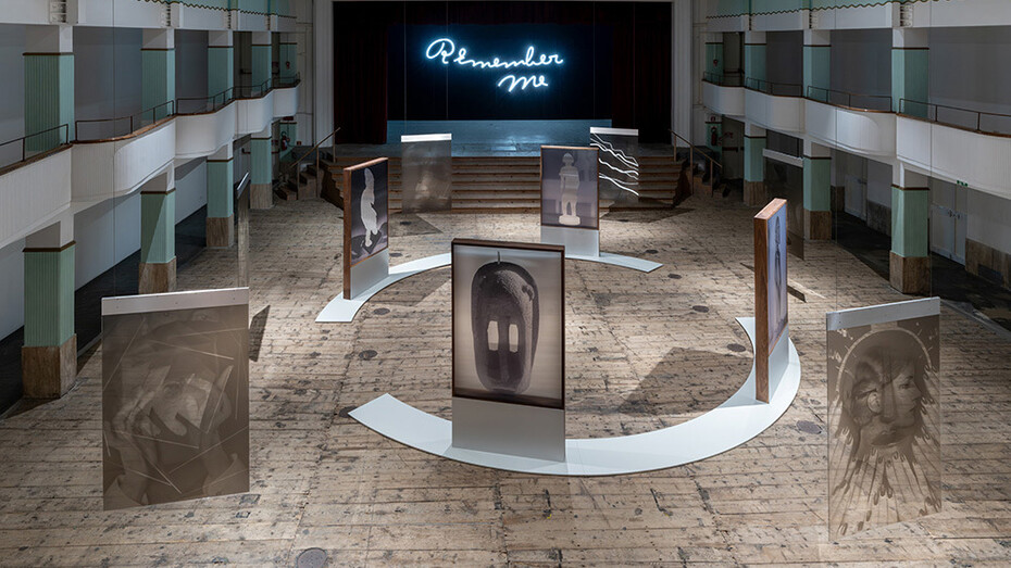 Hank Willis Thomas and Man Ray, Tomorrow I shall contradict myself, exhibition view. Courtesy of Galleria Continua