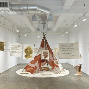 Exhibition view, Yvonne Shortt, Shedding My Toxic Core, 2024, A.I.R. Gallery, Brooklyn, NY. Photography by Matthew Sherman. Courtesy of A.I.R. Gallery