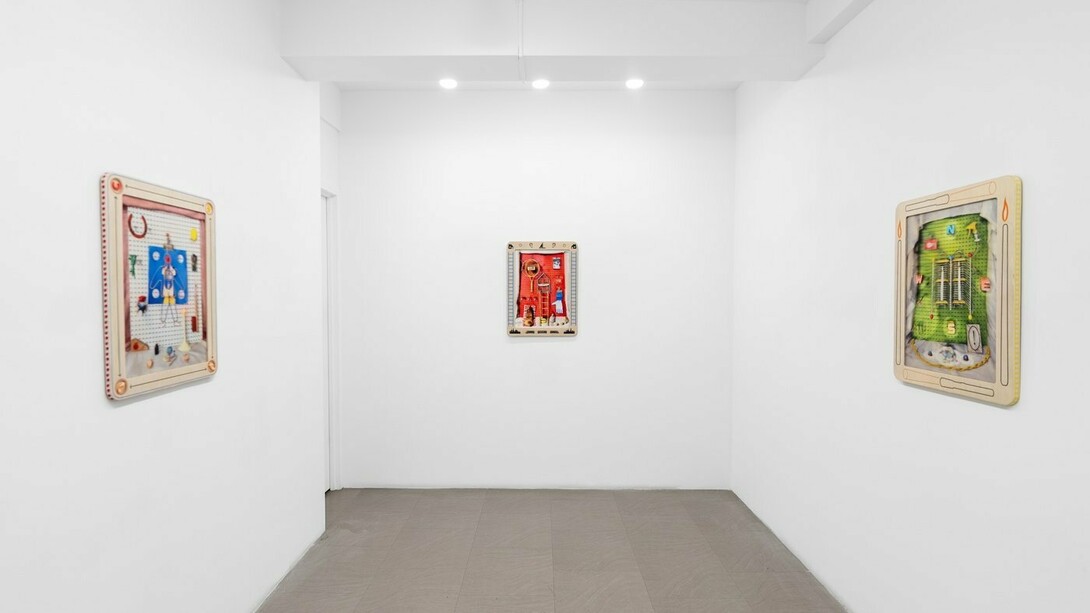 Installation View, Mac Pierce and Mikey Mosher, The Keys to the Castle, 2024. Courtesy of Bert Green Fine Art