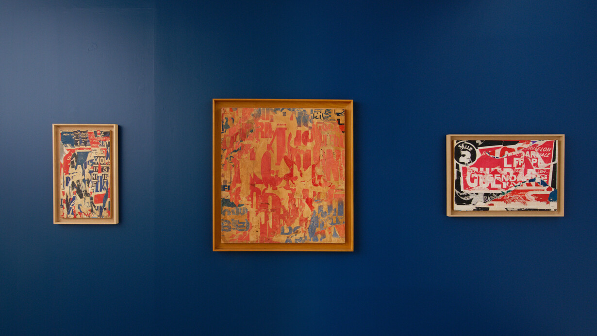 Artistes divers, Jacques Villeglé, Star, vue de l'exposition. Avec l'aimable autorisation de la Galerie Georges-Philippe et Nathalie Vallois