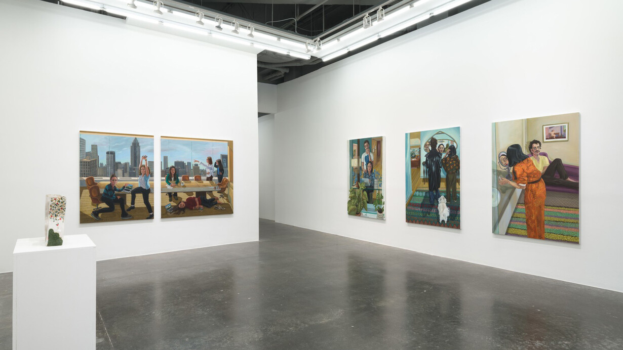Patty Horing, Reflection, exhibition view. Courtesy of Anna Zorina Gallery 