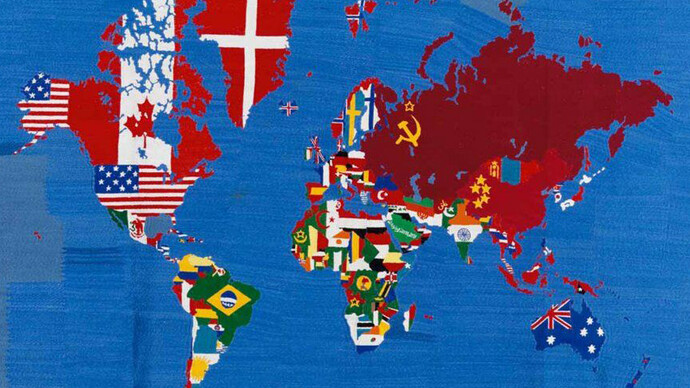 Mappa, Alighiero Boetti, 1984  