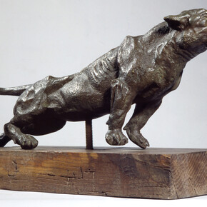 Antonio Ligabue, Pantera, bronzo, esemplari 10, 1939-40, 53 x 21 x 9,5 cm