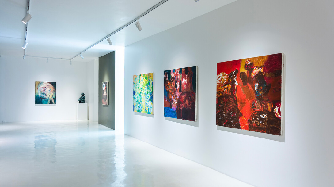 Gilberto Aceves Navarro and Daniel Lezama, Profundo México, exhibition view. Courtesy of Hilario Galguera Gallery