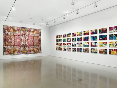 Etel Adnan & Gerhard Richter, Exhibition view. Courtesy of The FLAG Art Foundation