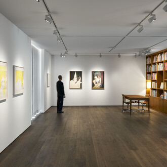 Cathy Josefowitz, Intimate anatomies, exhibition view. Courtesy of Hauser & Wirth Gallery