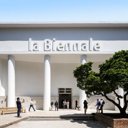Pabellón central de la Bienal de Venecia, en Venecia, Italia, la competición artística más antigua del mundo. Este año celebra su 60° edición