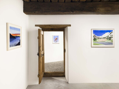 Thomas Huber, ausstellungsansicht. Mit freundlicher genehmigung der Galleria Monica De Cardenas
