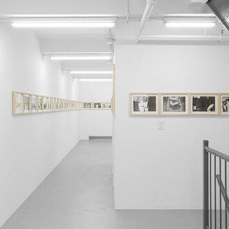 Jimmy DeSana, 101 nudes, exhibition view. Courtesy of Clamp Gallery