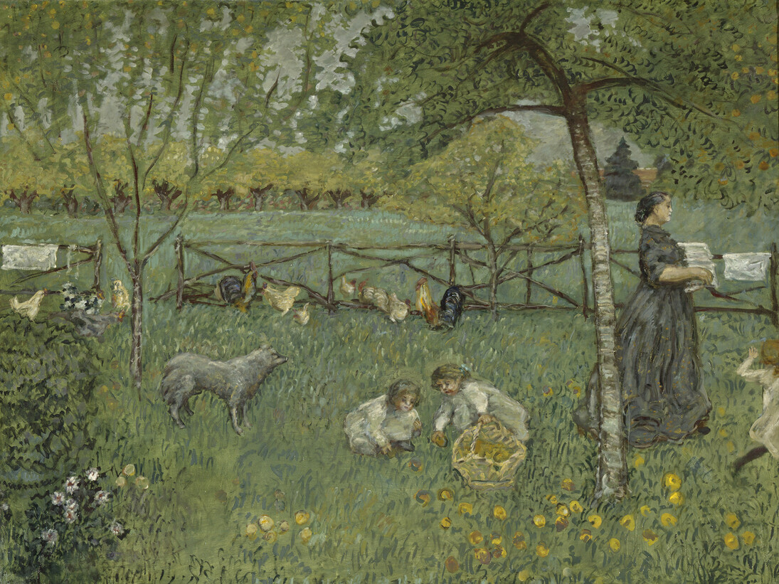 Pierre Bonnard (1867-1947), Le grand jardin, 1895, Huile sur toile, 168 × 221 cm, Paris, musée d’Orsay, RF 1982 58
© Musée d’Orsay, dist. RMN-Grand Palais / Patrice Schmidt © ADAGP, Paris 2015