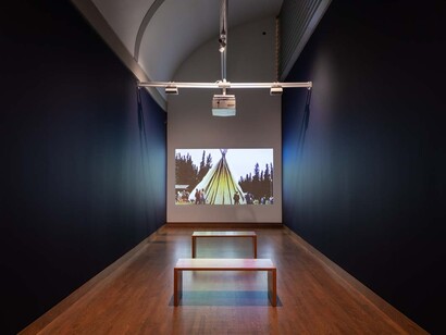Divers artistes, Les Prix du Gouverneur général en arts visuels et médiatiques 2024, vue de l'exposition. Avec l'aimable autorisation du Musée des beaux-arts du Canada
