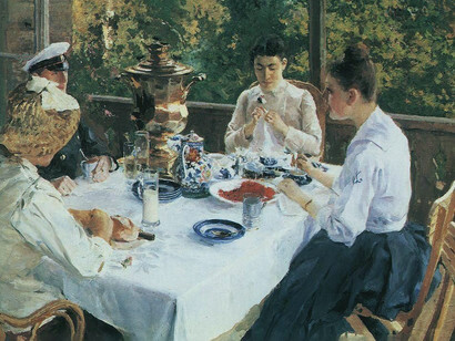 Konstantin Korovin, Al tavolo da té