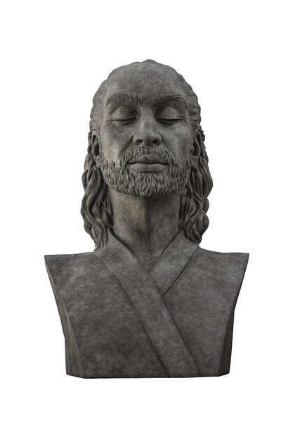 Helga Vockenhuber, Il nuovo Adamo, 2012, bronzo, 200 x 130 x 290 cm