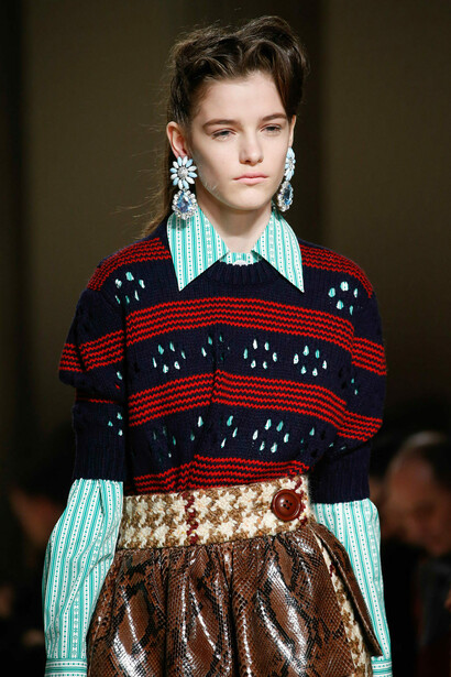 Collezione Miu Miu autunno 2015 alla Fashion Week di Parigi, marzo 2015