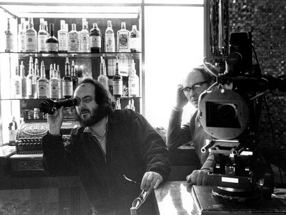 Stanley Kubrick sul set