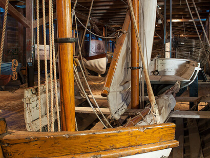 The Navy's small boats. Courtesy of Sjöhistoriska museet