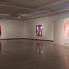 Portia Zvavahera, Tanda rima, exhibition view. Courtesy of Norval Foundation