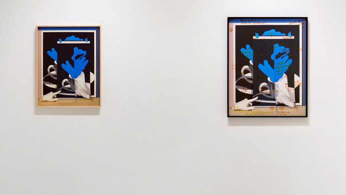 Phil Chang, Laeh Glenn, John Houck & Ian James, Exhibition view. Courtesy of Roberts & Tilton