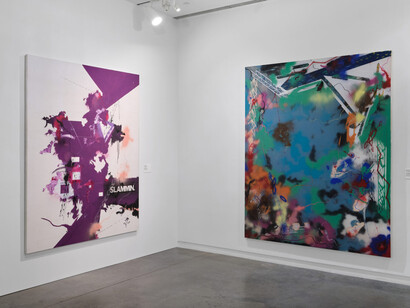 Futura 2000, Breaking out, exhibition view. Courtesy of The Bronx Museum of the Arts