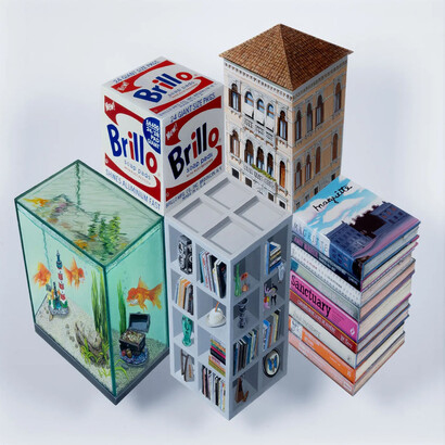 Patrick Hughes, The rule of five, 2026. Courtesy of Scott Richards Contemporary Art
