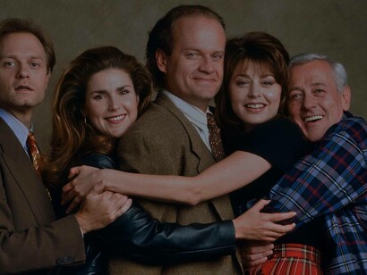 The cast from the most acclaimed American comedy show of all time, Frasier 